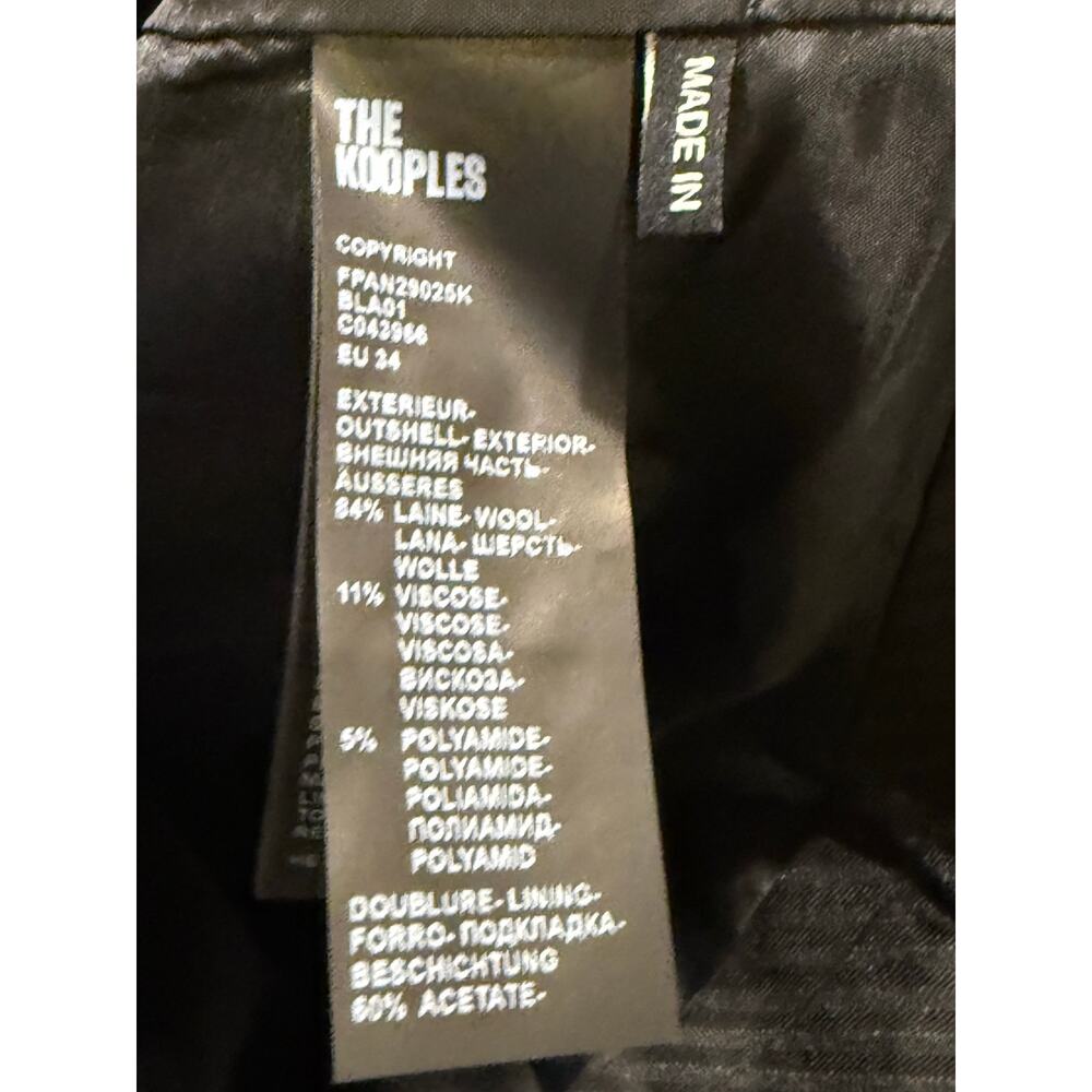 The Kooples Black Flared Dress Pants FR 34 / US 2 NWT - Picture 5 of 5